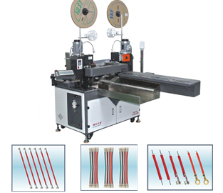 RQ-009全自動(dòng)排線端子機(jī)，4并線高效率產(chǎn)出