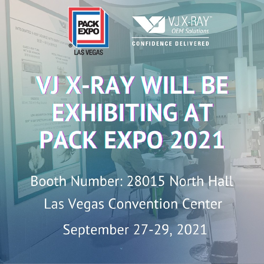 VJ X-RAY WILL BE EXHIBITING AT PACK EXPO 2021